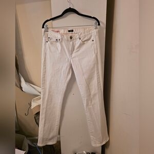 J. Crew Women's Cream Jeans. Sz 30 (US Sz 10)